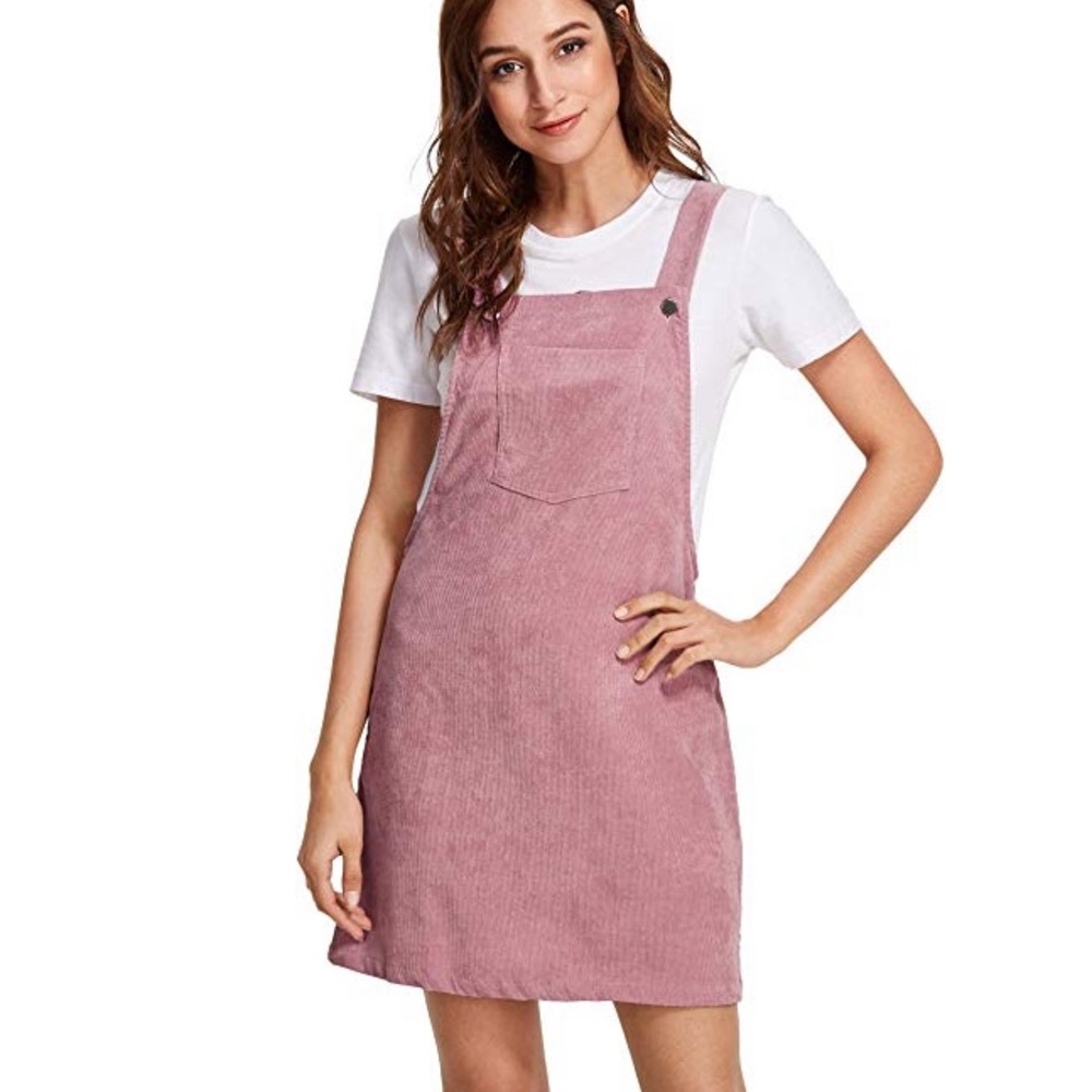 Pink Corduroy overalls jumper